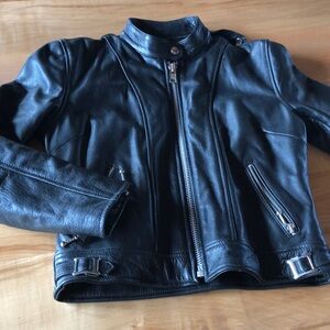Straight To Hell Vintage Leather Jacket size S